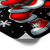 Grappige Kerst Softbal Cool Sinterklaas 6 7 Meme Poster (Hoek)