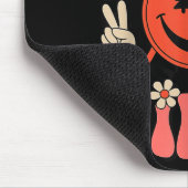 Grappige Kerst Stemming Smile Face Kerstman Hoed K Muismat (Hoek)