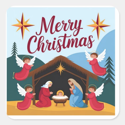 Grappige Kerst stickers - Voeg Humor toe aan je va (Voorkant)