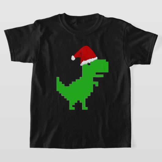 grappige kerst T-Rex T-Shirt (Laagn)
