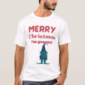 grappige kerst t-shirt (Voorkant)