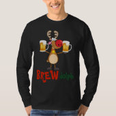 Grappige Kerst T-shirt voor Bier liefhebbers- Word (Voorkant)