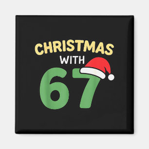 Grappige Kerst T-Shirts Met 67 Meme Trendy Grap Ge Magneet