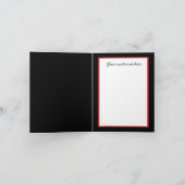 Grappige kerst tandarts kantoor feestdagen kaart (Binnen)