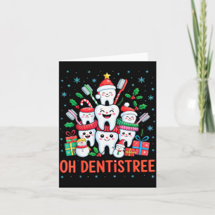 Grappige Kerst Tandarts Xmas Tandheelkundige Oh De Kaart