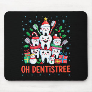 Grappige Kerst Tandarts Xmas Tandheelkundige Oh De Muismat