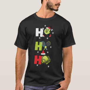 Grappige Kerst Tennis Pyjama Speler Matching T-shirt