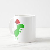 grappige kerst trex koffiemok (Voorkant links)