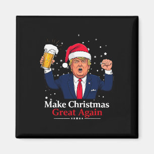 Grappige kerst Trump maakt kerst weer geweldig Magneet