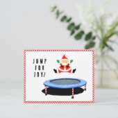 Grappige kerst vakantie ansichtkaarten feestdagenkaart (Staand voorkant)