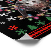 Grappige kerst Vrolijk Kerstfeest Ssum Lovers Ossu Poster (Hoek)