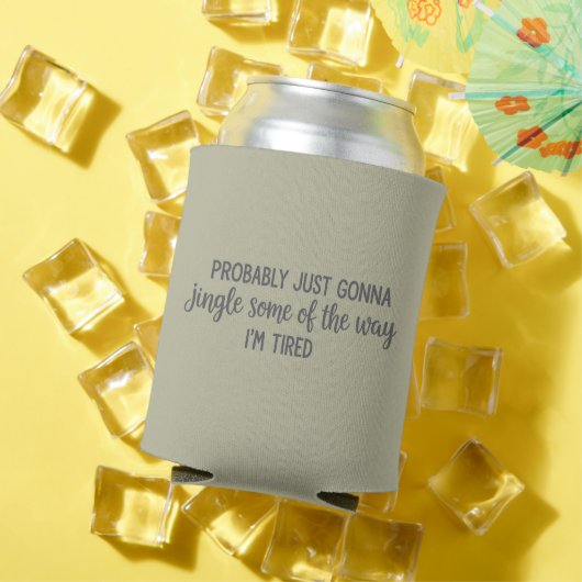 Grappige kerst waarschijnlijk gewoon gaan jingle m blikjeskoeler (Insitu Zomer)