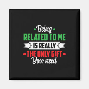 Grappige kerst wordt gerelateerd aan mij familie g magneet