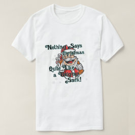 Grappige kerst zegt niets t-shirt