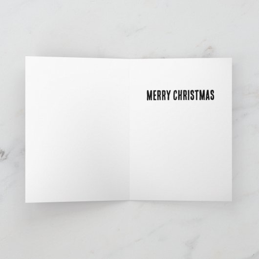 Grappige Kerst: Zwanger peperkoekje Kaart (Binnen)