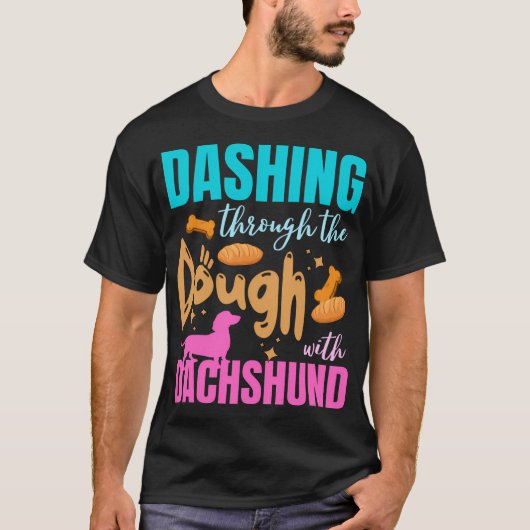 Grappige Kerstbakker Tachshund Lover Vakantie Baki T-shirt (Voorkant)