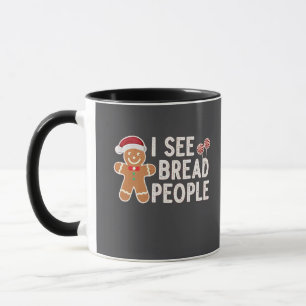 Grappige Kerstbakvakantie met peperkoek Mok