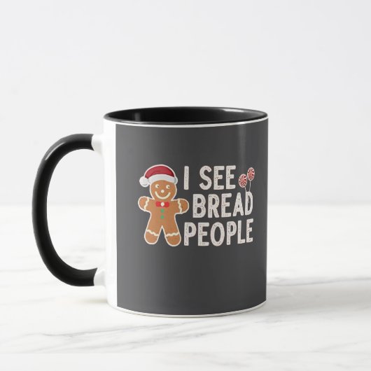 Grappige Kerstbakvakantie met peperkoek Mok (Links)