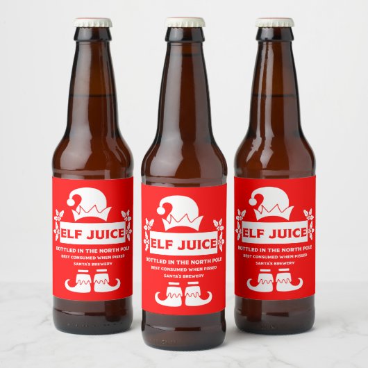 Grappige Kerstbierlabels Bier Etiket (Flessen)