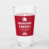 Grappige Kerstbierlabels Glas (Achterkant)