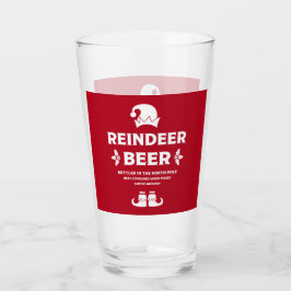 Grappige Kerstbierlabels Glas
