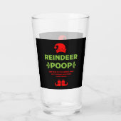 Grappige Kerstbierlabels Glas (Achterkant)