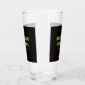 Grappige Kerstbierlabels Glas (Links)