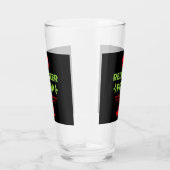 Grappige Kerstbierlabels Glas (Rechts)