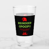 Grappige Kerstbierlabels Glas (Voorkant)