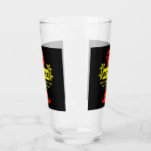 Grappige Kerstbierlabels Glas (Links)