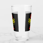 Grappige Kerstbierlabels Glas (Rechts)