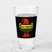 Grappige Kerstbierlabels Glas (Voorkant)