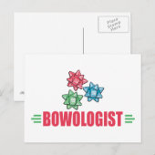 Grappige kerstboegliefhebber feestdagenkaart (Voorkant / Achterkant)