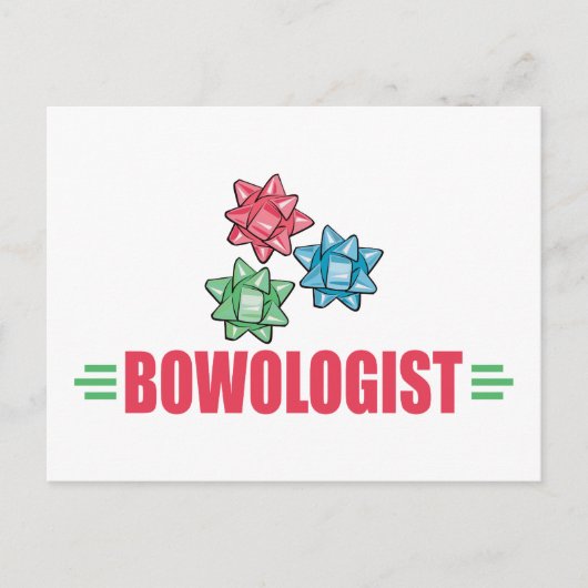 Grappige kerstboegliefhebber feestdagenkaart (Voorkant)