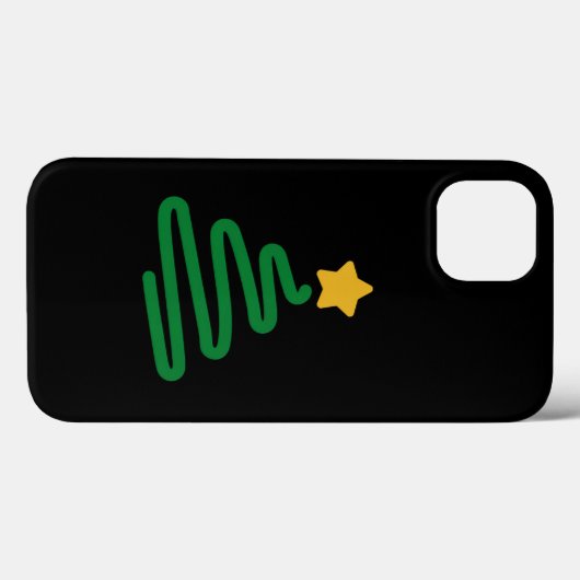 Grappige Kerstboom Case-Mate iPhone Case (Achterkant (horizontaal))