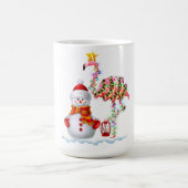 Grappige Kerstboom Flamingo Hoed Kerstman Beste Xm Koffiemok (Center)