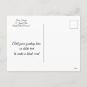 Grappige kerstboom fotovakantie feestdagenkaart (Achterkant)