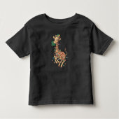 Grappige Kerstboom Giraffe Liefhebber Gift Liefde Kinder Shirts (Voorkant)