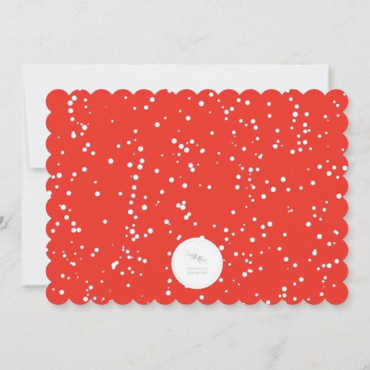 Grappige kerstboom Kinder feestdag Uitnodigen Kaart (Achterkant)