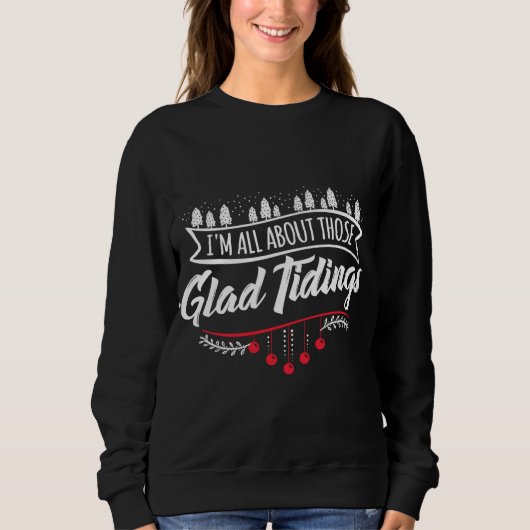 Grappige kerstboom lelijke trui blij tidi (Voorkant)