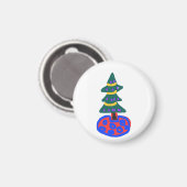 Grappige Kerstboom Magneet (Voorkant / Achterkant)