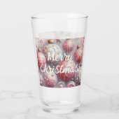 Grappige kerstboom Ornamenten Ballen Roze Glas (Achterkant)