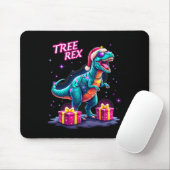 Grappige Kerstboom Rex Boys Mannen Cool 70s 80s Xm Muismat (Met muis)