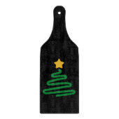 Grappige Kerstboom Snijplank (Voorkant)
