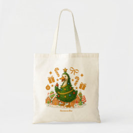 Grappige kerstboomgans | Vakantie Tote Bag