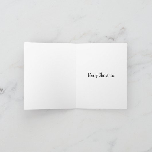 Grappige Kerstcadeau Joke Verjaardag Kaart (Binnen)