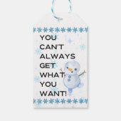 Grappige kerstcadeau label cadeaulabel (Achterkant)