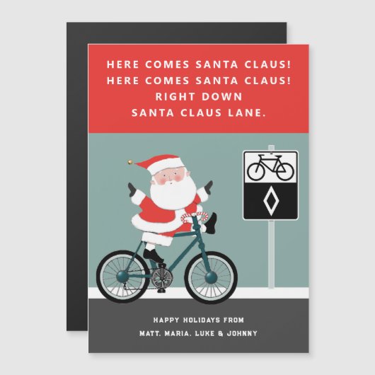 Grappige kerstcadeaukaart (Voorkant / Achterkant)