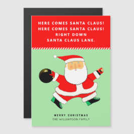 Grappige kerstcadeaukaartmagneten