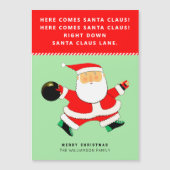 Grappige kerstcadeaukaartmagneten (Voorkant)